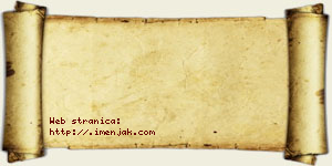 Zorana Miljanić vizit kartica